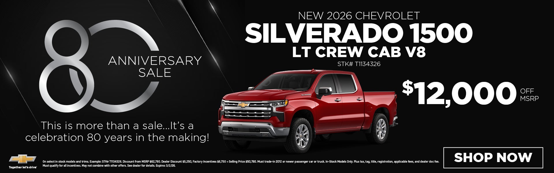New 2026 Chevrolet Silverado 1500 LT Crew Cab V8